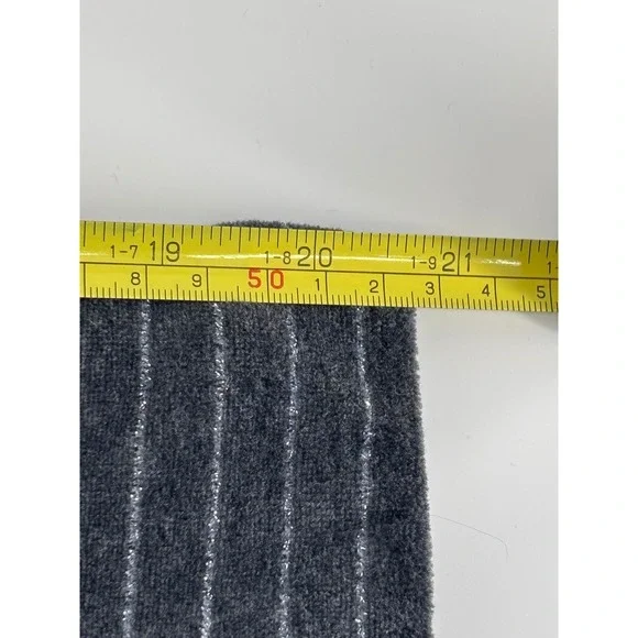 Y2K McBling Silver Metallic Stripe Velour Cowl Hoodie Juicy Vibes size medium - Picture 8 of 10